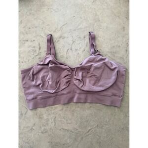 Kindred Bravely Sublime Hands-Free Pumping Nursing Bra Mauve XXL Wireless